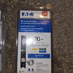 EATON 20A AMP 1P Polo 10ka120v Enchufe en Disyuntor 