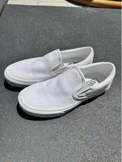 Vans all white size 7 men