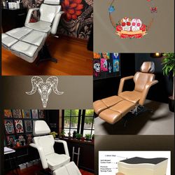 Authentic TatSoul Tattoo Client Chairs 