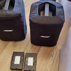 2 Bose S1 Pros, 2 Extra batteries (4 batts) & 2 covers