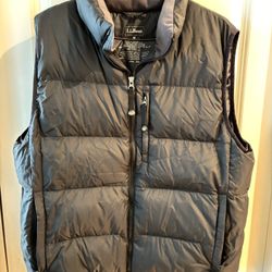 LL Bean Down Vest M size Black