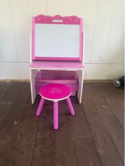 Princess Dry Erase Desk/Book Shelf