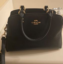 Black coach purse