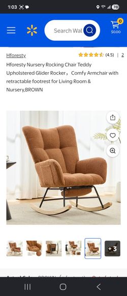 Nursery rocking chair