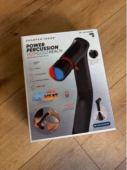 New Sharper Image Power Percussion Hot+Cold Reach Massager