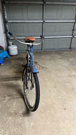 Vintage Blue Cruiser Bicycle