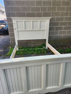 Full Size Bed Frame Just Need slats the bed is already apart for easy pick