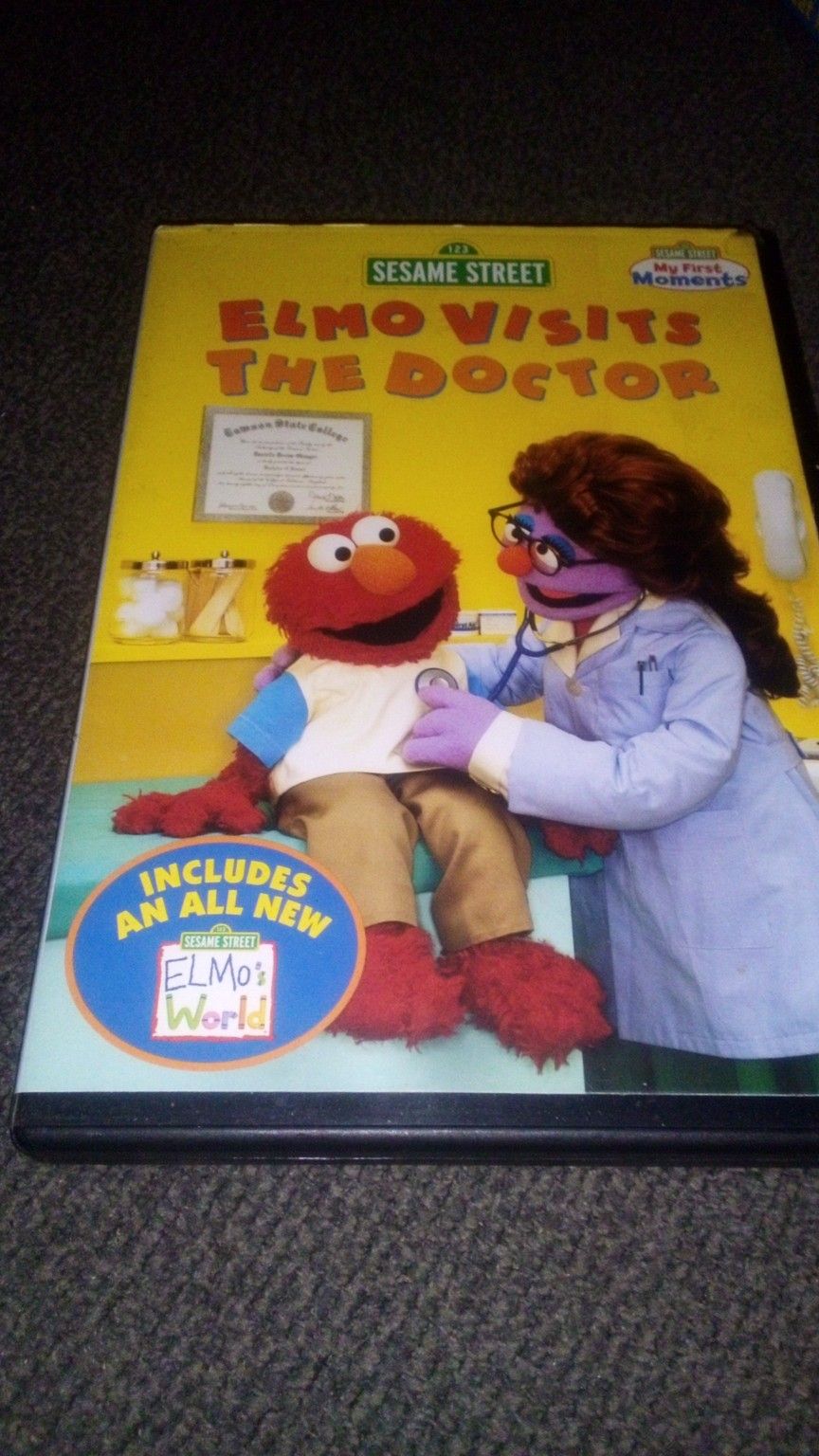 Pre-owned DVD Sesame Street "Elmo Visits The Doctor" Great Condition