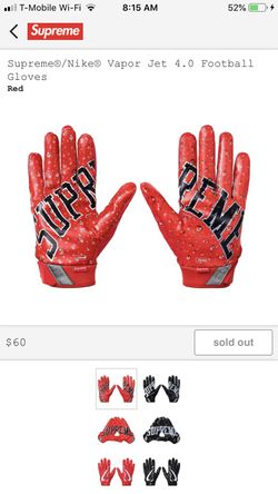 heilig Grazen Begin Supreme X Nike Vapor 4.0 football gloves for Sale in Calabasas, CA - OfferUp