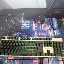 Mechanical Gaming Keyboard – Hermes E1C RGB – Works Perfect
