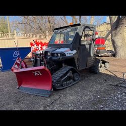 2014 Bobcat UTV With Plow And Salt Spreader