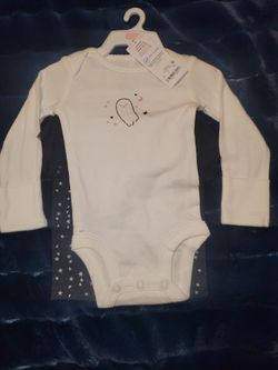 Carter's Newborn 2-Piece Ghost Bodysuit and Tutu Leggings Set. Newborn baby outfit Trajecito De bebe