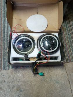 7 Inch Headlights Led Halo Rings