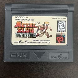 Metal Slug 1st Mission Neo Geo Pocket Color English