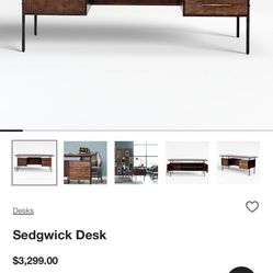 Crate & Barrel Desk - Sedgwick Desk 