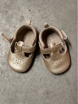 Carters slip on baby girl/toddler shoes size 6-12 months