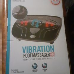 NIB Homedics Vibration Foot Massager With Heat
