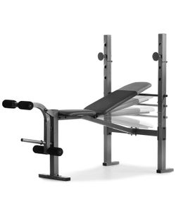 Weider XR 6.1 Multi-Position Weight Bench with Leg Developer and Exercise Chart