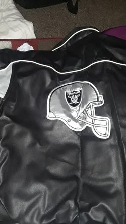 NFL Raiders Jacket -- women size 14-16