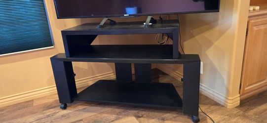 Black Corner TV Stand $40