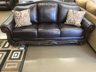 Genuine Leather display sofa