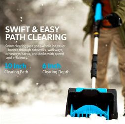 Snow Shovel with Telescoping Handle