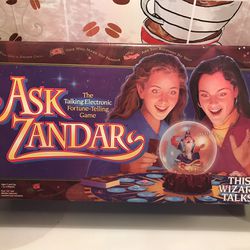 Complete In Original Box: Vintage “Ask Zander” Board Game