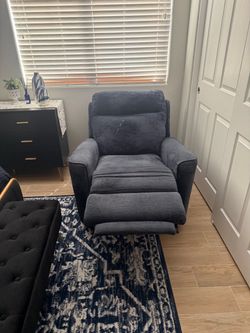Navy Blue Recliner