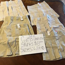 Childrens Uniforms (shirts, Skirts,shorts And Pants) Brand New