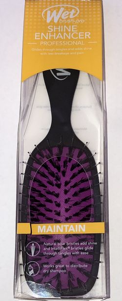 New Item Wet Brush Shine Enhancer Brush - Black color