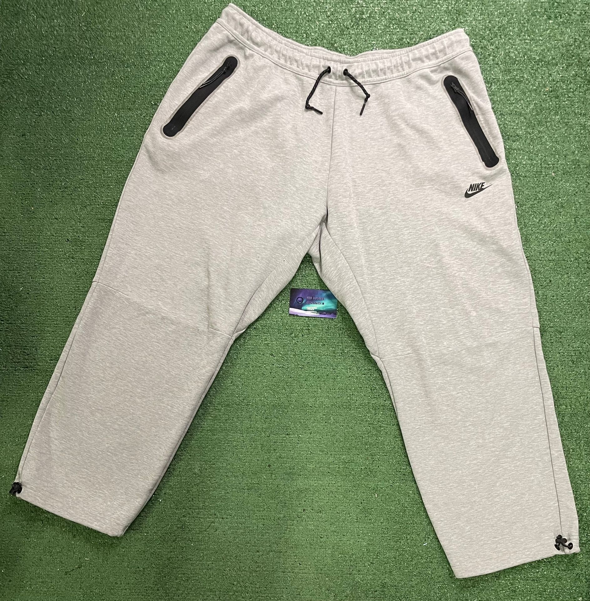 Nike tech fleece grey straight leg pants
