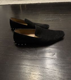 Christian Louboutin Marquees Black Velvet Loafer Men’s Size 43/ US 10 with box