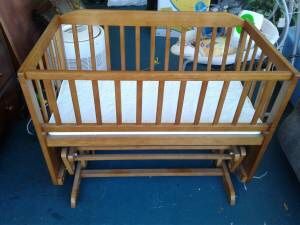 Baby rocking cradle or daybed