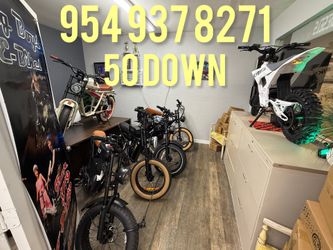 Fat Tire E-bikes Street Legal $0 Down 3 Month No Interest Come In Today To Pick Up! Easy Finance 