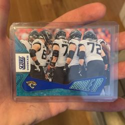 Panini Score Football Huddle Up Jaguars Team Insert