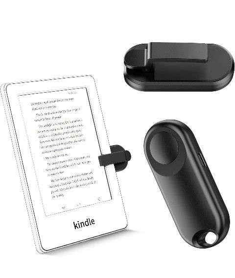 RF Remote Control Page Turner for Kindle Paperwhite Accessories Ipad Reading Kobo Surface Comics/Novels Tablets Android Taking Photos Camera Video Rec