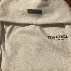 Essentials grey hoodie 