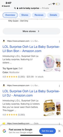 Lol ooh la store la baby amazon