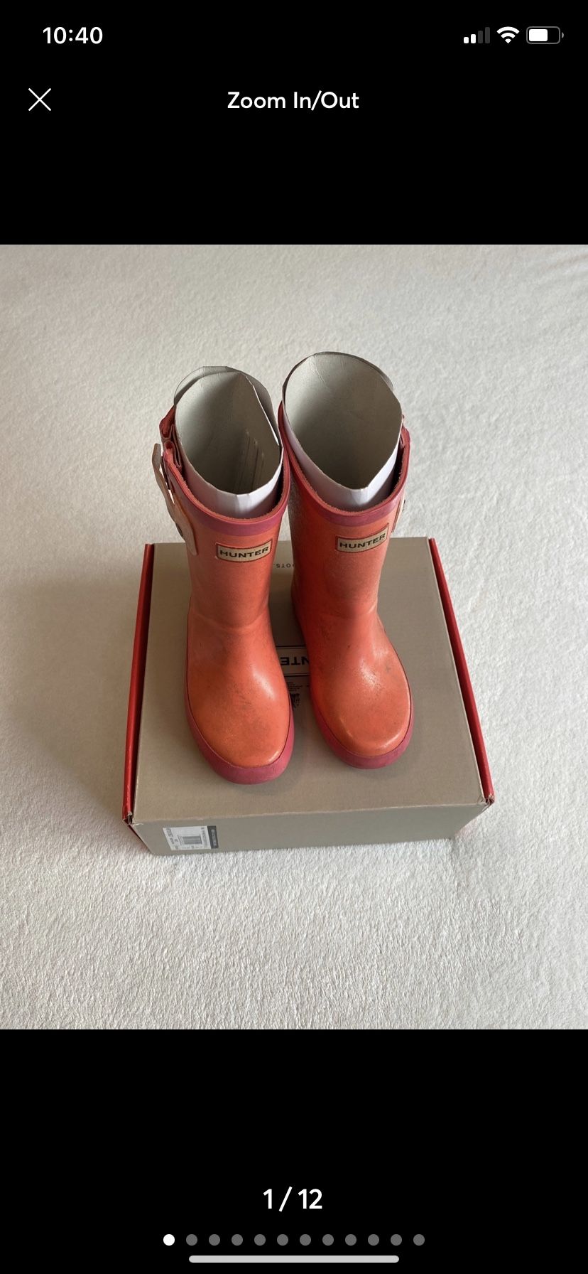 Hunter Kids Starcloud Rain Boots 