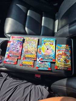 2x Destined Rivals, 2x Surging Sparks, 2x Journey Together, 1x Mega Evolution BUNDLE SEALED BRAND NEW