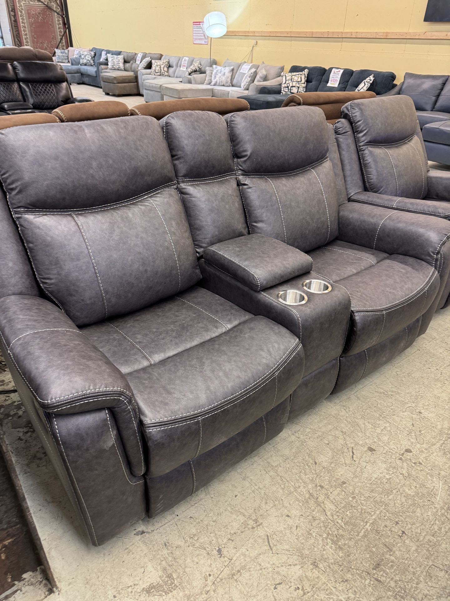 Reclining Sofa And Loveseat Only $699 Each.  See Details Below.