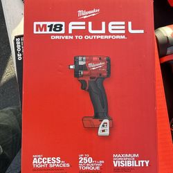 Milwaukee M18 Fuel Brushless 3/8  Impact 