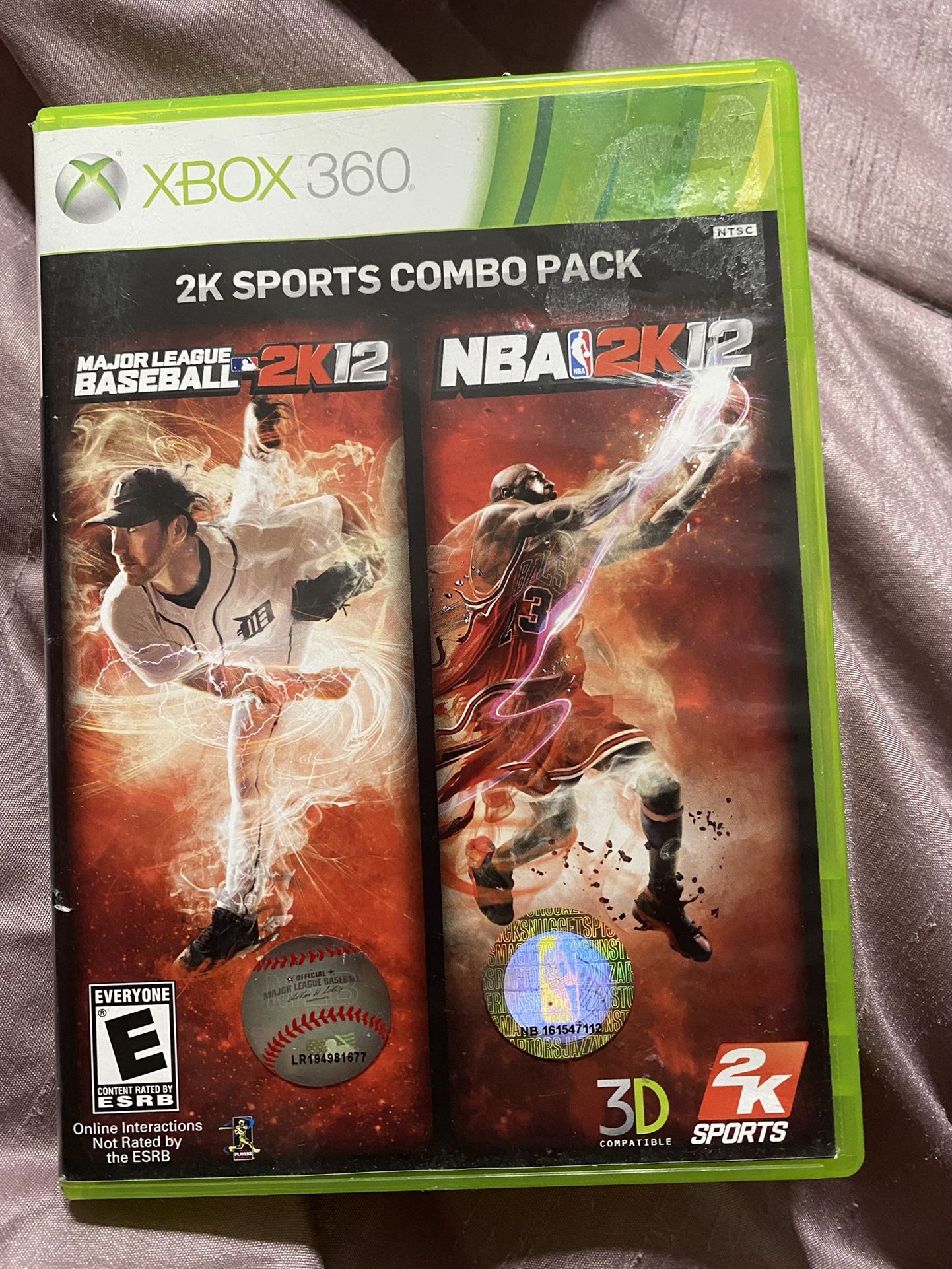 2k12 Sports Combo Pack Major League/NBA2K12