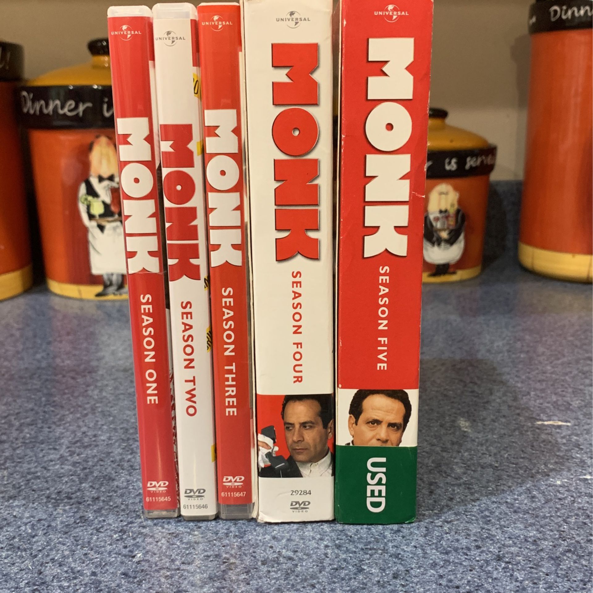 Monk DVD Seasons 1-5