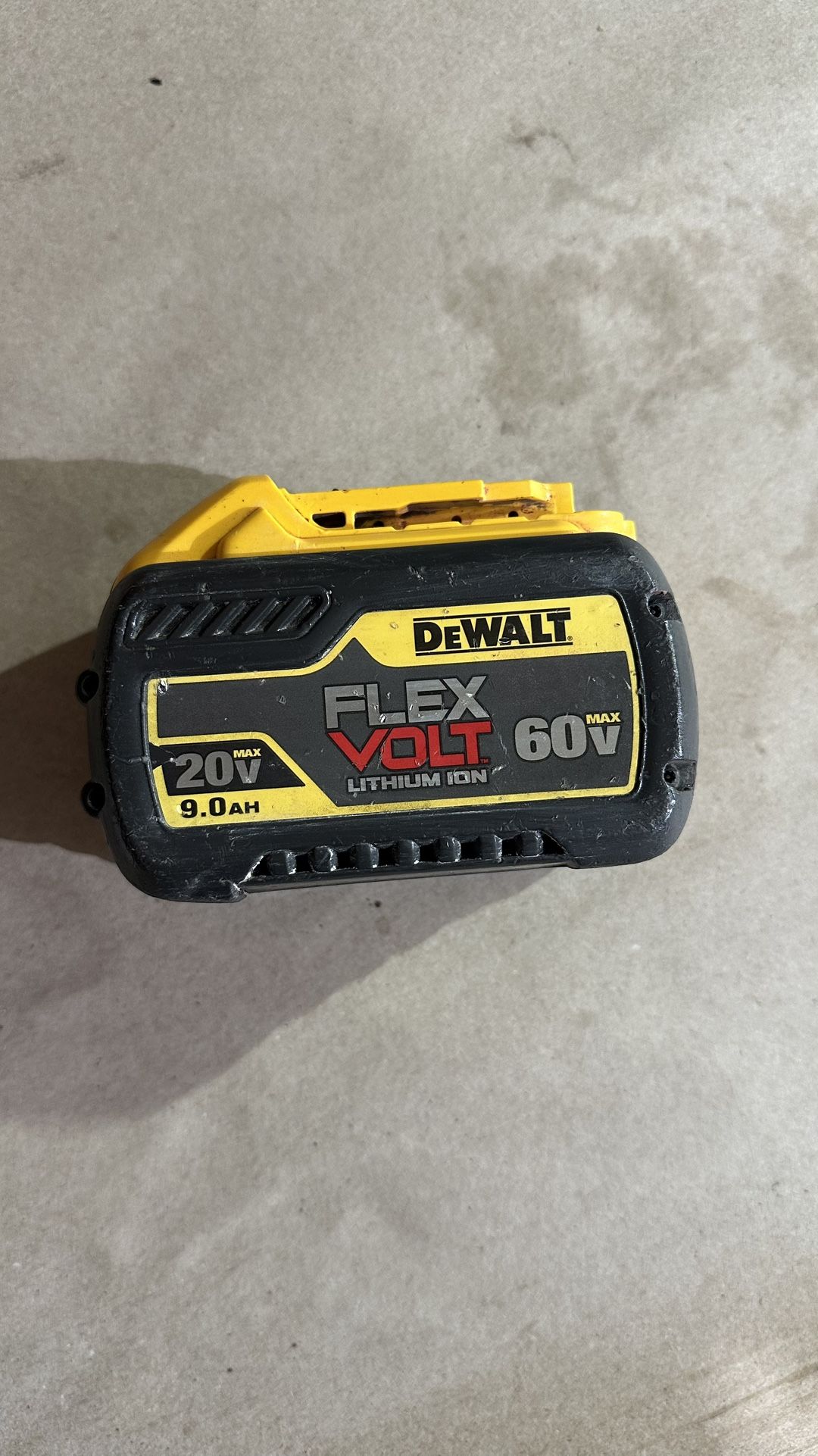 DEWALT FLEXVOLT 20V/60V MAX Lithium-Ion 9.0Ah Battery
