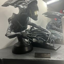 Sideshow Berserker 1:1 Predator Bust/ Cool Prop Alien Queen  DLX. 1/3 prime1/xm studios/ statues