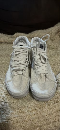 White vans high tops