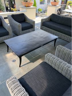 Restoration Hardware outdoor table