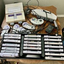 Super Nintendo Entertainment System Games/ Consoles 