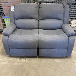 RecPro Charles Collection Gray Sofa Loveseat 